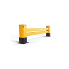 Regálová koncová zábrana A-SAFE, eFlex Double RackEnd Barrier s dvojitým opláštěním – 0,6 m