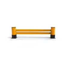 Regálová koncová zábrana A-SAFE, eFlex Double RackEnd Barrier s dvojitým opláštěním – 0,7 m