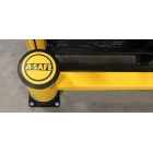 Regálová koncová zábrana A-SAFE, eFlex Single RackEnd Barrier s dvojitým opláštěním – 0,6 m