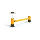 Regálová koncová zábrana A-SAFE, eFlex Single RackEnd Barrier s dvojitým opláštěním – 0,9 m