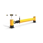 Regálová koncová zábrana A-SAFE, iFlex Single RackEnd Barrier s dvojitým opláštěním – 0,8 m