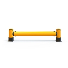 Regálová koncová zábrana A-SAFE, iFlex Single RackEnd Barrier s dvojitým opláštěním – 1,4 m