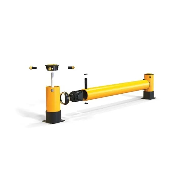 Regálová koncová zábrana A-SAFE, iFlex Single RackEnd Barrier s dvojitým opláštěním – 6,6 m