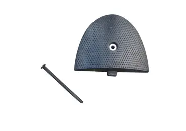 Retardér – kabelový přejezd 25 km/h, 20 t, koncový díl – 180×300×55 mm, žluto-černá