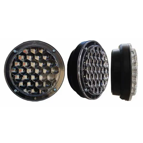 Sada 2 výstražných světel na dopravní kužely a plastové zábrany 2 × LED100, L2H, pr. 100 mm