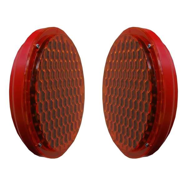 Sada 2 výstražných světel na dopravní kužely a plastové zábrany 2 × LED200, L8H, pr. 200 mm