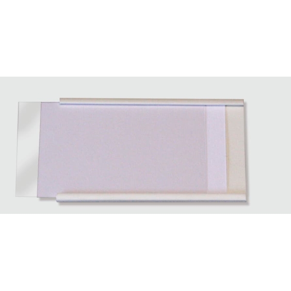 Samolepicí držák regálových štítků, typ C – 50×80 mm, balení 100 ks