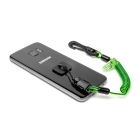 Samolepicí kroužek NLG D Ring na upevnění spotřební elektroniky s nosností 1 kg – plast, černá, 30×20 mm
