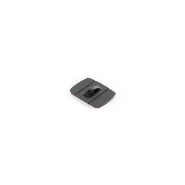 Samolepicí kroužek NLG D Ring na upevnění spotřební elektroniky s nosností 1 kg – plast, černá, 30×20 mm