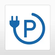 Samolepicí protiskluzové značení na vozovky, nabíjecí stanice 1 – PVC, bílá, 400×400 mm