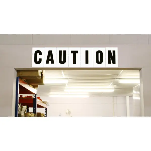 Samolepicí šipky – bílý podklad, 6 znaků na kartě