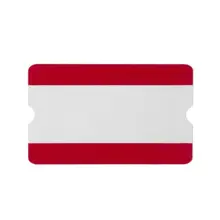 Samolepicí vyznačovací kapsy WT-5118, 1/2 A4 otevřená – PVC, červená, 303×187 mm, balení 10 ks
