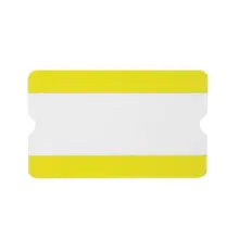 Samolepicí vyznačovací kapsy WT-5118, 1/2 A4 otevřená – PVC, žlutá, 303×187 mm, balení 10 ks