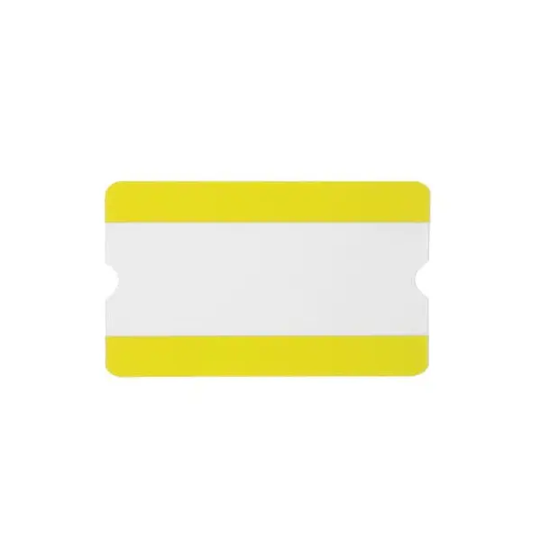 Samolepicí vyznačovací kapsy WT-5118, 1/2 A4 otevřená – PVC, žlutá, 303×187 mm, balení 10 ks
