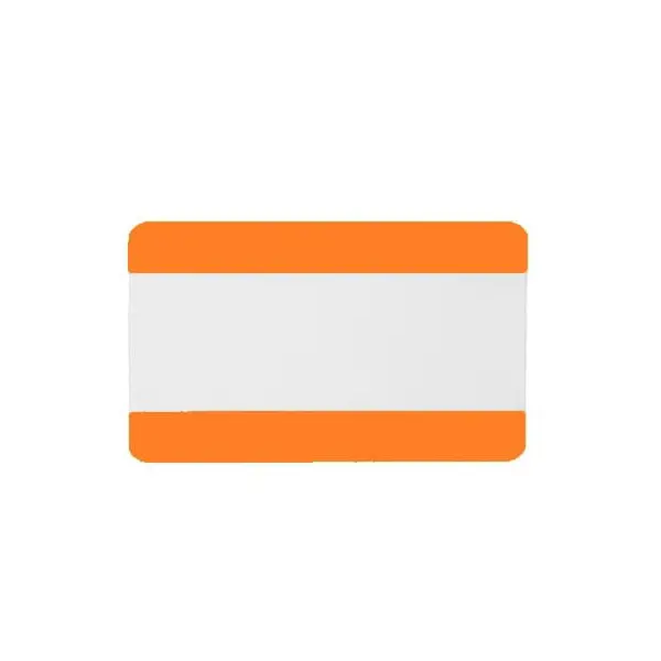 Samolepicí vyznačovací kapsy WT-5118, 1/2 A4 uzavřená – PVC, oranžová, 323×187 mm, balení 10 ks