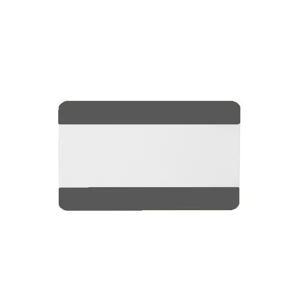 Samolepicí vyznačovací kapsy WT-5118, 1/2 A4 uzavřená – PVC, tmavě šedá, 323×187 mm, balení 10 ks