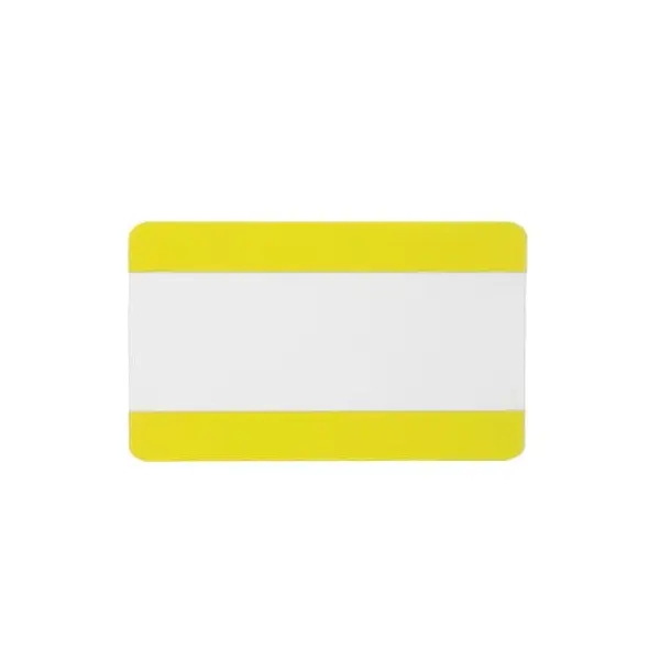 Samolepicí vyznačovací kapsy WT-5118, 1/2 A4 uzavřená – PVC, žlutá, 323×187 mm, balení 10 ks