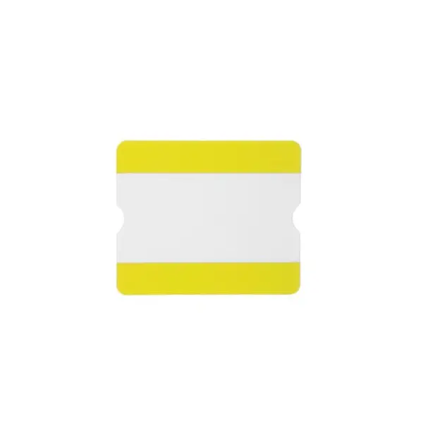 Samolepicí vyznačovací kapsy WT-5118, 1/3 A4 otevřená – PVC, žlutá, 216×180 mm, balení 10 ks