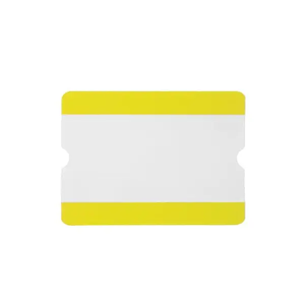 Samolepicí vyznačovací kapsy WT-5118, A4 otevřená – PVC, žlutá, 302×290 mm, balení 10 ks