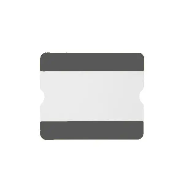 Samolepicí vyznačovací kapsy WT-5118, A5 otevřená – PVC, tmavě šedá, 216×231 mm, balení 10 ks