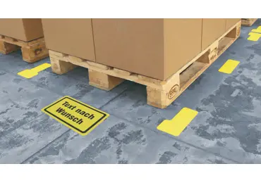 Samolepící značení skladovacích míst – polykarbonát