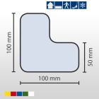 Samolepicí značení umístění palet s potiskem WT-5210, tvar 