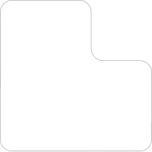 Samolepicí značení umístění palet s potiskem WT-7110, tvar 