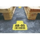 Samolepicí značení umístění palet s potiskem WT-7110, tvar 