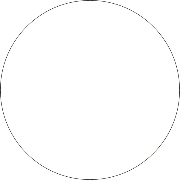 Samolepicí značení umístění palet WT-5110, tvar ''kruh'' – PVC, bílá, pr. 50 mm, balení 25ks