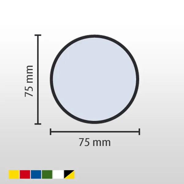 Samolepicí značení umístění palet WT-5110, tvar 