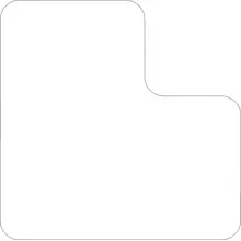 Samolepicí značení umístění palet WT-5110, tvar 