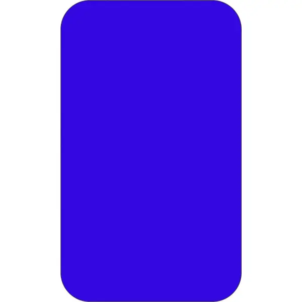 Samolepicí značení umístění palet WT-5110, tvar ''obdélník'' – PVC, modrá, 125×75 mm, balení 25 ks