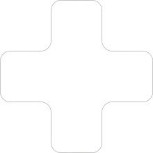 Samolepicí značení umístění palet WT-5110, tvar 