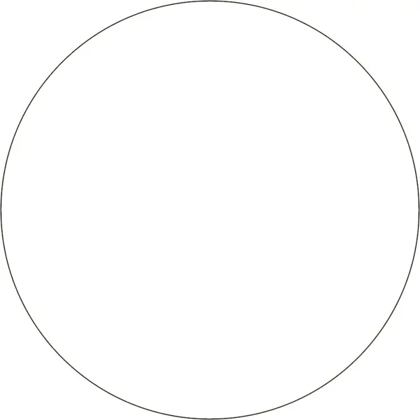 Samolepicí značení umístění palet WT-5210, tvar ''kruh'' – polyester, bílá, pr. 75 mm, balení 25 ks