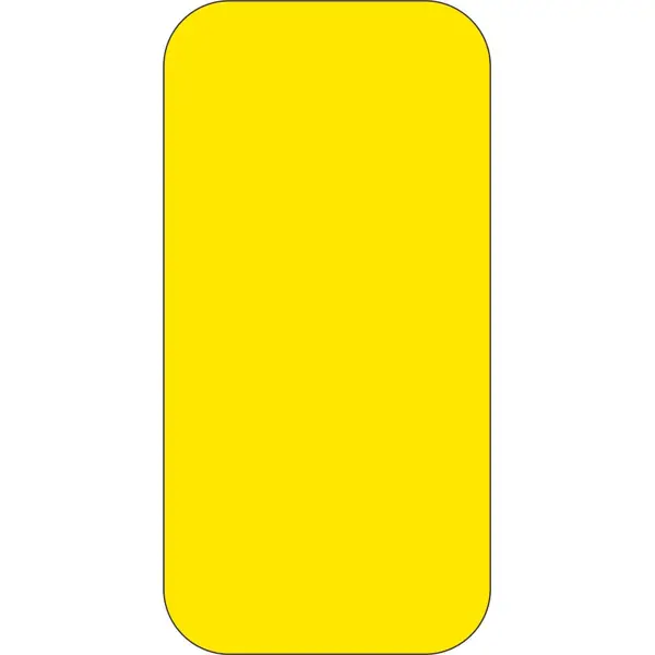 Samolepicí značení umístění palet WT-5210, tvar ''obdélník'' – polyester, žlutá, 100×50 mm, balení 25 ks