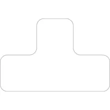 Samolepicí značení umístění palet WT-5210, tvar 