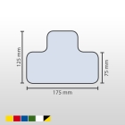 Samolepicí značení umístění palet WT-5210, tvar 