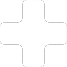 Samolepicí značení umístění palet WT-5610, tvar 