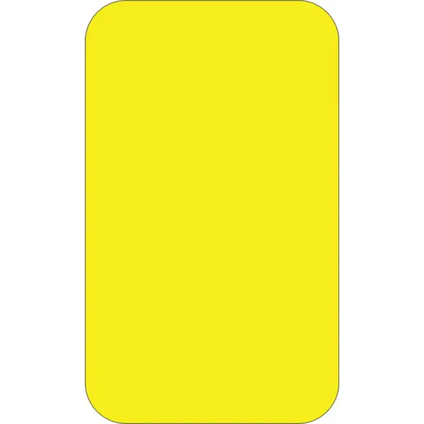 Samolepicí značení umístění palet WT-7110, tvar ''obdélník'' – polykarbonát, žlutá, 125×75 mm, balení 25 ks