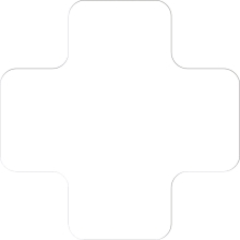 Samolepicí značení umístění palet WT-7110, tvar 