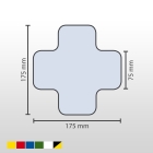 Samolepicí značení umístění palet WT-7110, tvar 