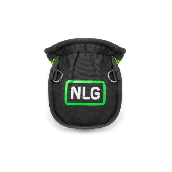 Samouzavírací pouzdro NLG s nosností 5 kg – nylon, zeleno-černá, 250×200×100 mm