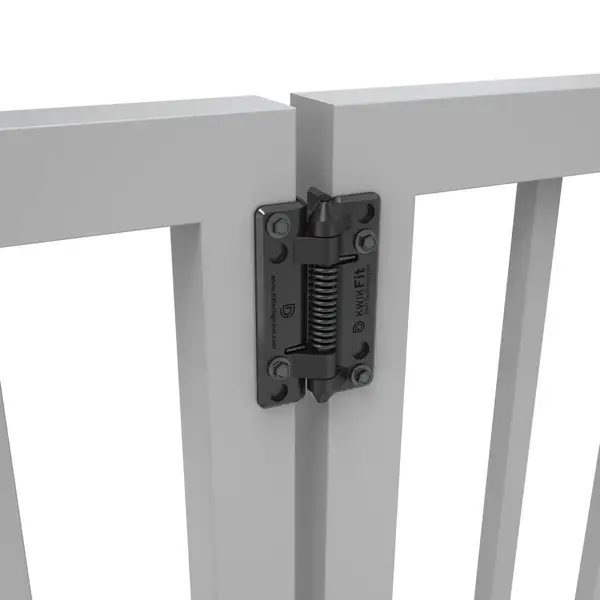 Samouzavírací závěs pro brány – černá, polymer, 19 mm / 20 kg, pár