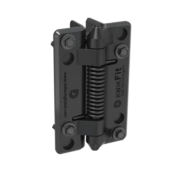 Samouzavírací závěs pro brány – černá, polymer, 19 mm / 20 kg, pár