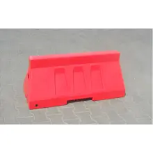 Silniční plastové svodidlo 50 – PE, červená, 500×400×1006 mm