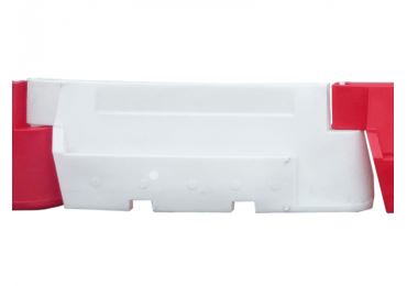 Silniční plastové svodidlo Nova Baufence – MDPE, bílá, 2000 mm