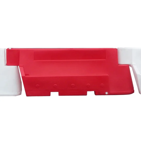 Silniční plastové svodidlo Nova Baufence – MDPE, červená, 800×520×2000 mm