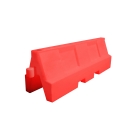 Silniční plastové svodidlo Standard Heavy – PE, červená, 2000 mm
