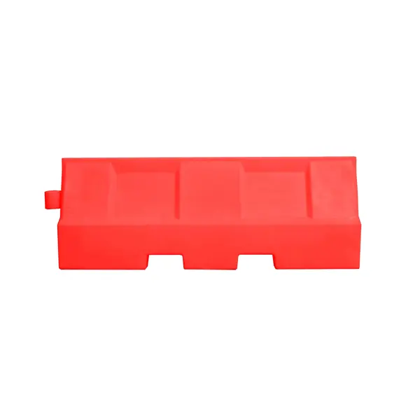 Silniční plastové svodidlo Standard Heavy – PE, červená, 550×650×2000 mm