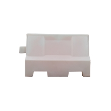 Silniční plastové svodidlo Standard – PE, bílá, 555×400×1000 mm